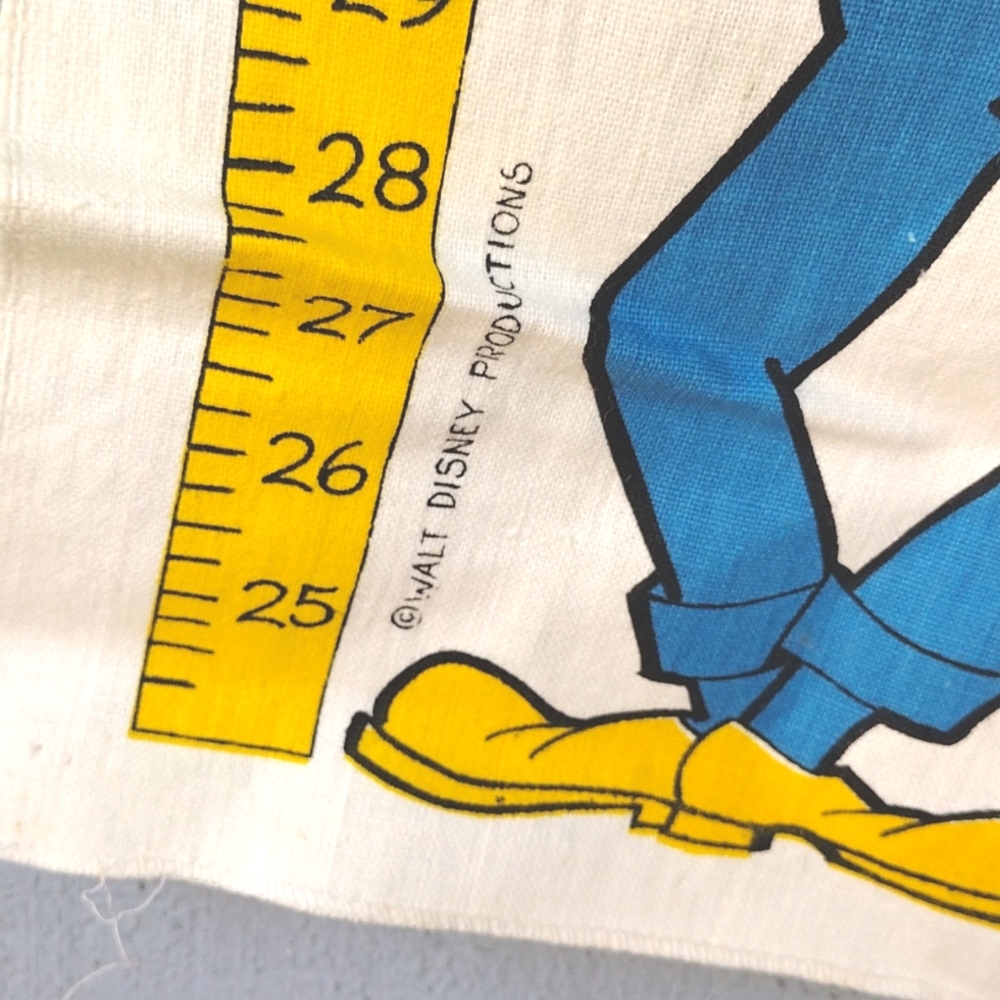 Disney Height Chart Cloth 1960 1970 - Picture 3 of 4